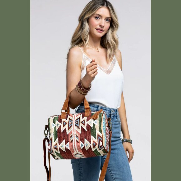 Eloise Boho Handwoven Bag - Picture 5 of 13